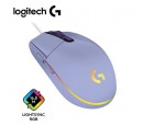 MOUSE LOGITECH G203 LIGHTSYNC OPTICAL 8000 DPI RGB LILA (910-005851)-P